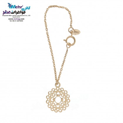 Gold Watch Pendant - Geometric Design-MW0164